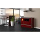 Fogão à lenha Alfa Plam Dominant 90H Vermelho, 6.5kW | Fogões a lenha | Lenha |