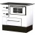 Fogão à lenha Alfa Plam Regular 46 Branco Direita, 5kW