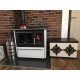 Fogão à lenha Plamen 850 Glas N, 8kW | Salamandras a lenha com forno | Salamandras a lenha |