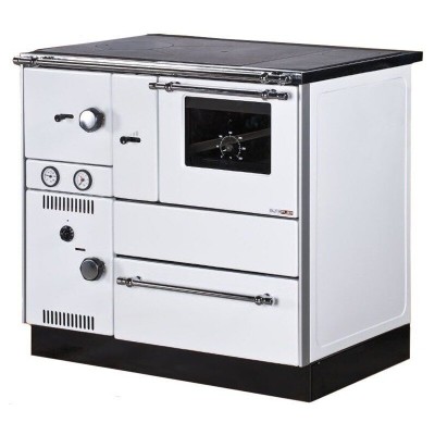 Fogão à lenha para aquecimento central Alfa Plam Alfa Term 27 Branco, 27.56kW - Produtos para comparar