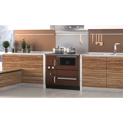 Fogão à lenha para aquecimento central Alfa Plam Alfa Term 20 Marrom, 23kW - Produtos para comparar