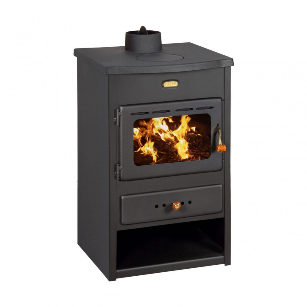 Salamandra a lenha para aquecimento central Prity K1 CP W8 com ferro fundido, 13.1kW | Salamandras a lenha para aquecimento central | Salamandras a lenha |