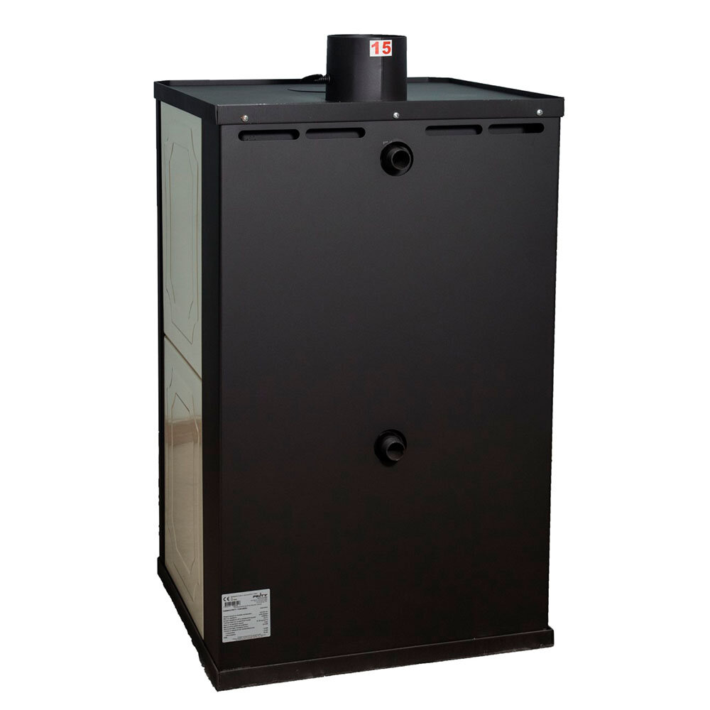 Salamandra a lenha para aquecimento central com forno Prity FG W15, 19.8kW | Salamandras a lenha para aquecimento central | Salamandras a lenha |