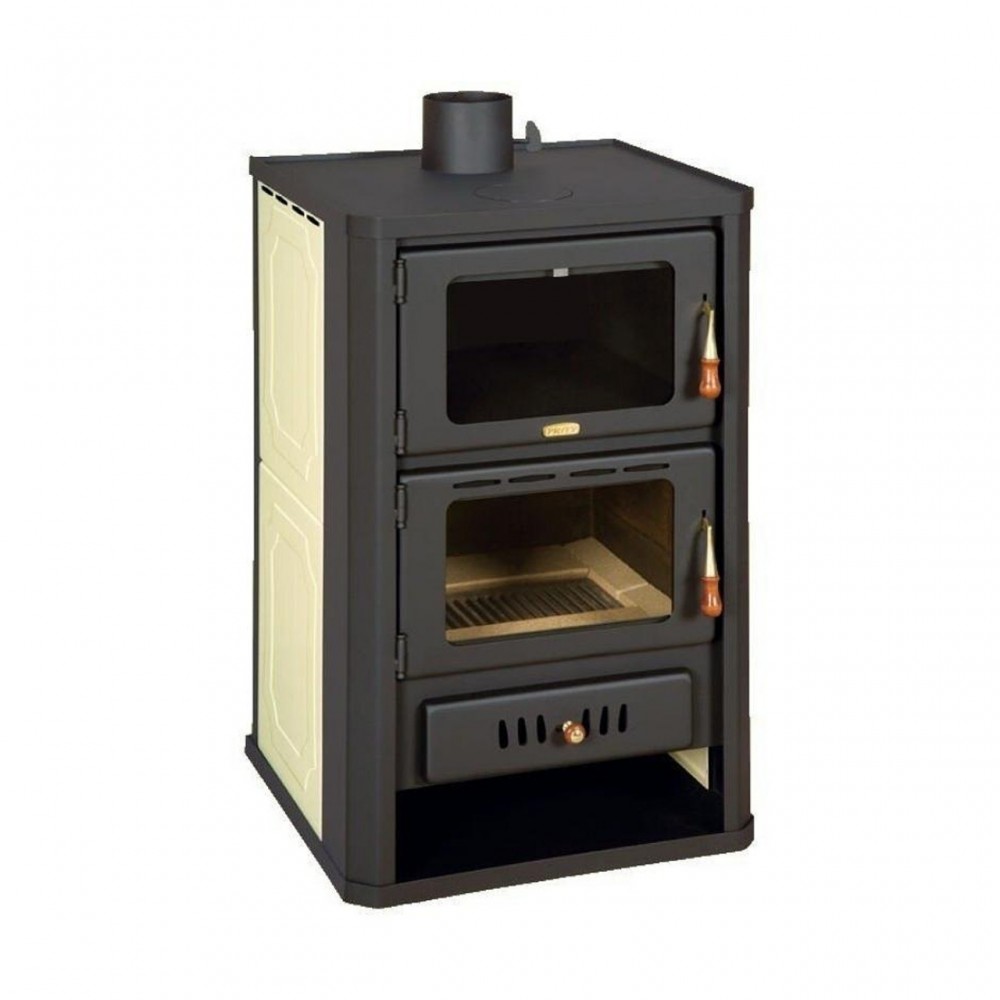 Salamandra a lenha para aquecimento central com forno Prity FG W15, 19.8kW | Salamandras a lenha para aquecimento central | Salamandras a lenha |