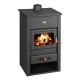 Salamandra a lenha para aquecimento central com forno Prity K2 CP W10 com ferro fundido, 13.3kW | Salamandras a lenha para aquecimento central | Salamandras a lenha |