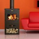 Salamandra a lenha para aquecimento central com forno Prity K2 CP W10 com ferro fundido, 13.3kW | Salamandras a lenha para aquecimento central | Salamandras a lenha |