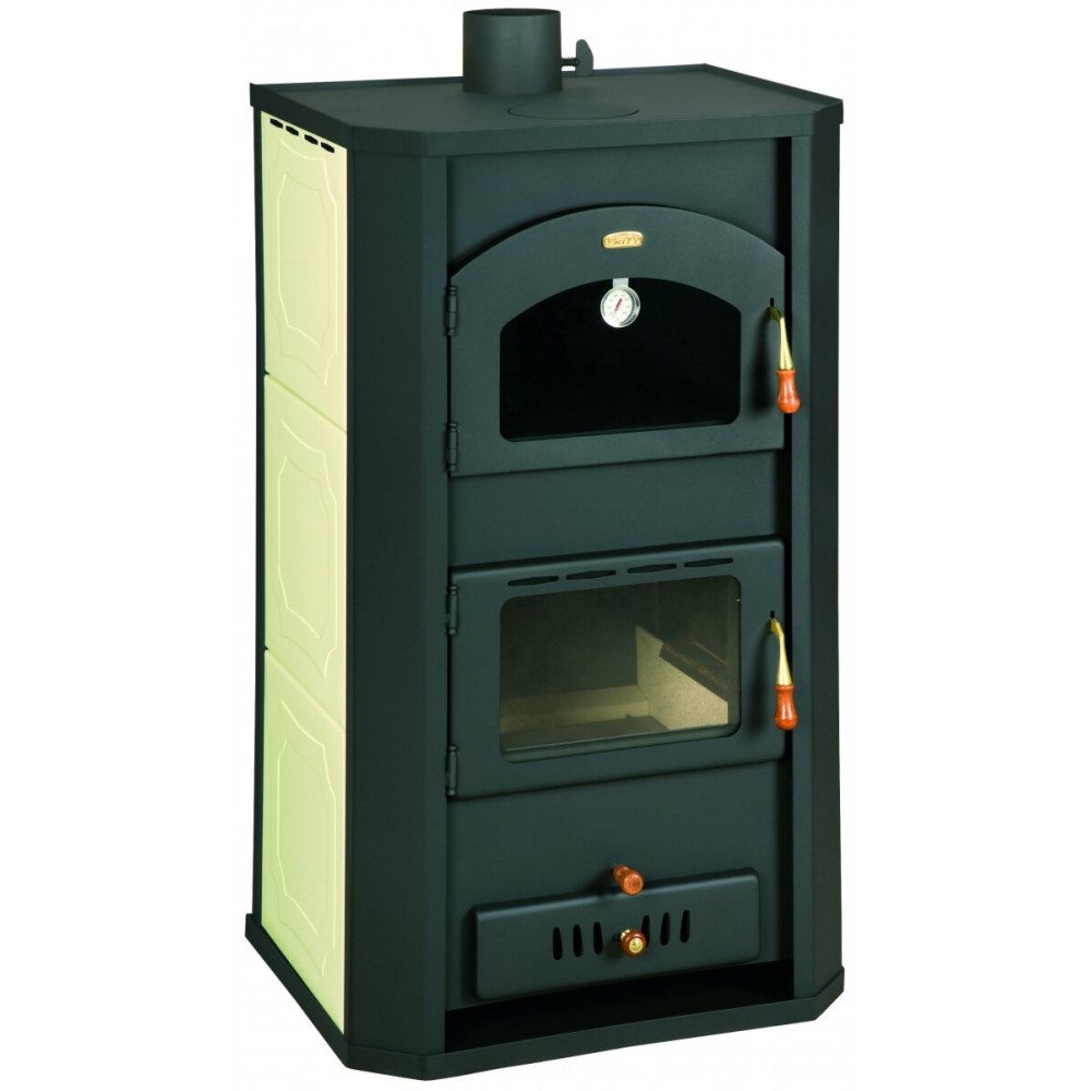 Salamandra a lenha para aquecimento central com forno Prity FG W20, 23.8kW | Salamandras a lenha para aquecimento central | Salamandras a lenha |