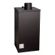 Salamandra a lenha Prity K1 Optima 9.5kW | Salamandras a lenha |  |