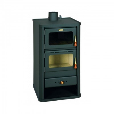 Salamandra a lenha com forno Prity FM 12,1kW - Salamandras a lenha