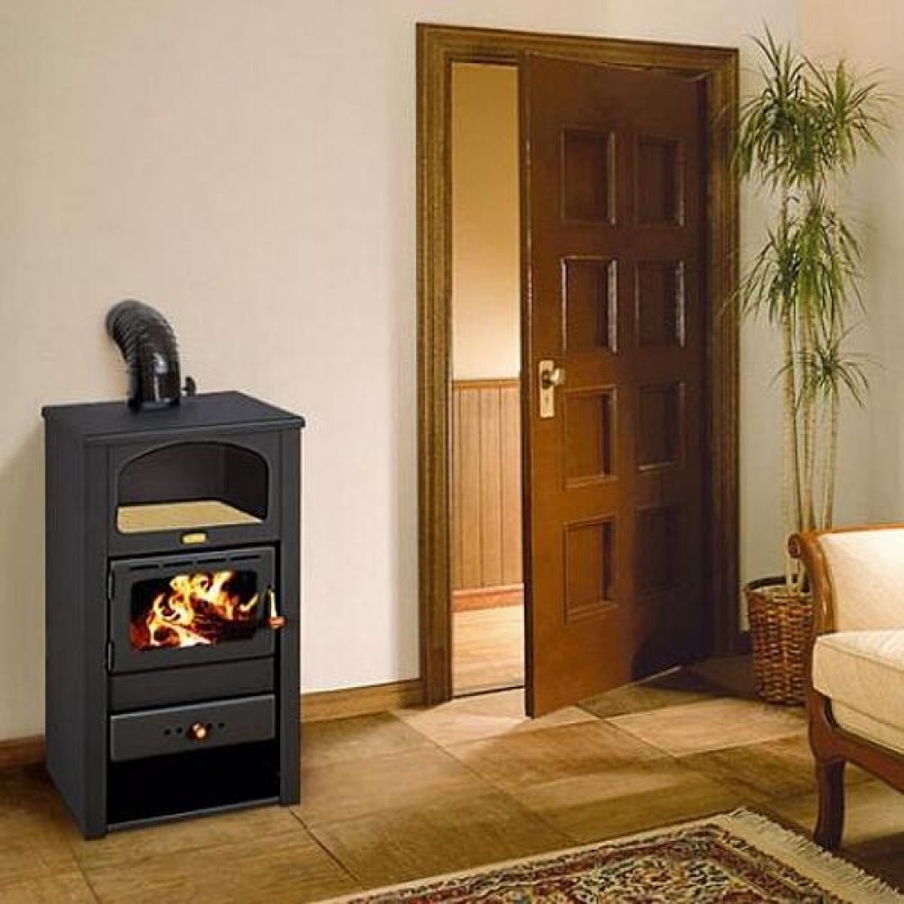Salamandra a lenha Prity K2 com nicho, 10.4kW | Salamandras a lenha com ventilação | Salamandras a lenha |