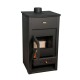 Salamandra a lenha Prity K2 CP com ferro fundido, 10,4kW | Salamandras ferro fundido a lenha  | Salamandras a lenha |