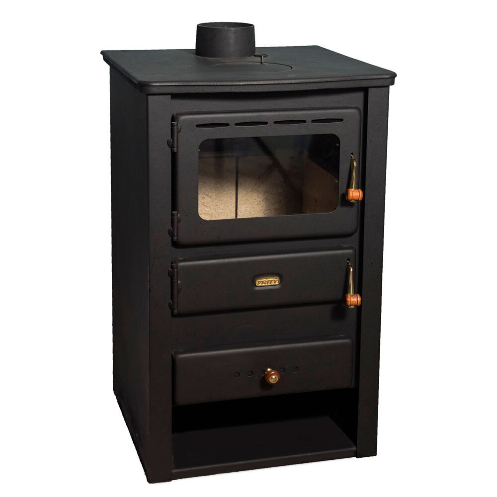 Salamandra a lenha Prity K22 CP com ferro fundido, 10.4kW | Salamandras a lenha com ventilação | Salamandras a lenha |