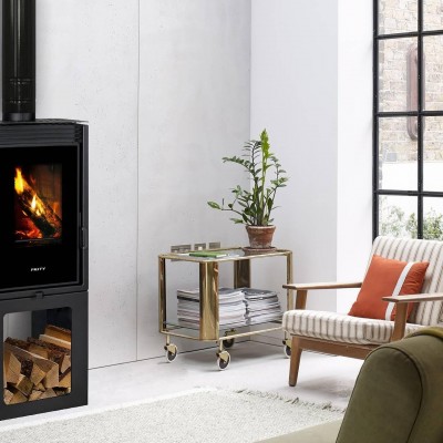 Wood burning stove Prity PMV3 TV 11kW, Log - Produtos para comparar