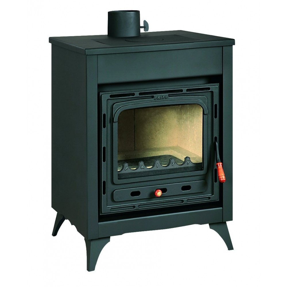 Salamandra a lenha Prity CMR com porta em ferro fundido, 15kW | Salamandras ferro fundido a lenha  | Salamandras a lenha |