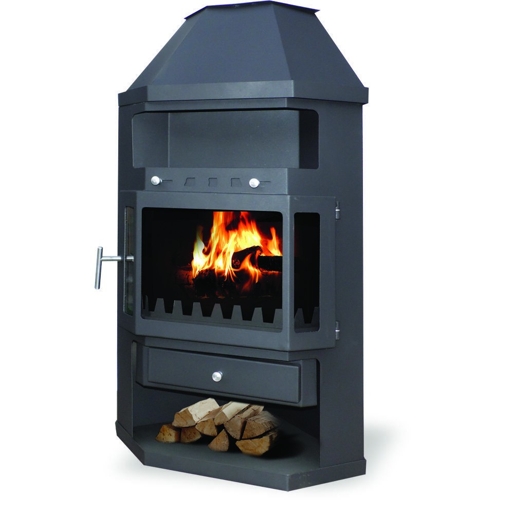 Salamandra a lenha Zvezda Fantasia 10.8kW | Salamandras a lenha |  |