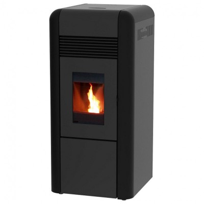 Salamandra a pellets para aquecimento central Alfa Plam Dino, Preto, 17 kW - Produtos para comparar