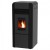 Salamandra a pellets para aquecimento central Alfa Plam Dino, Preto, 17 kW