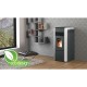 Salamandra a pellets para aquecimento central Alfa Plam Dino, Prata, 17 kW | Salamandras a pellets para aquecimento central | Salamandras a pellets |