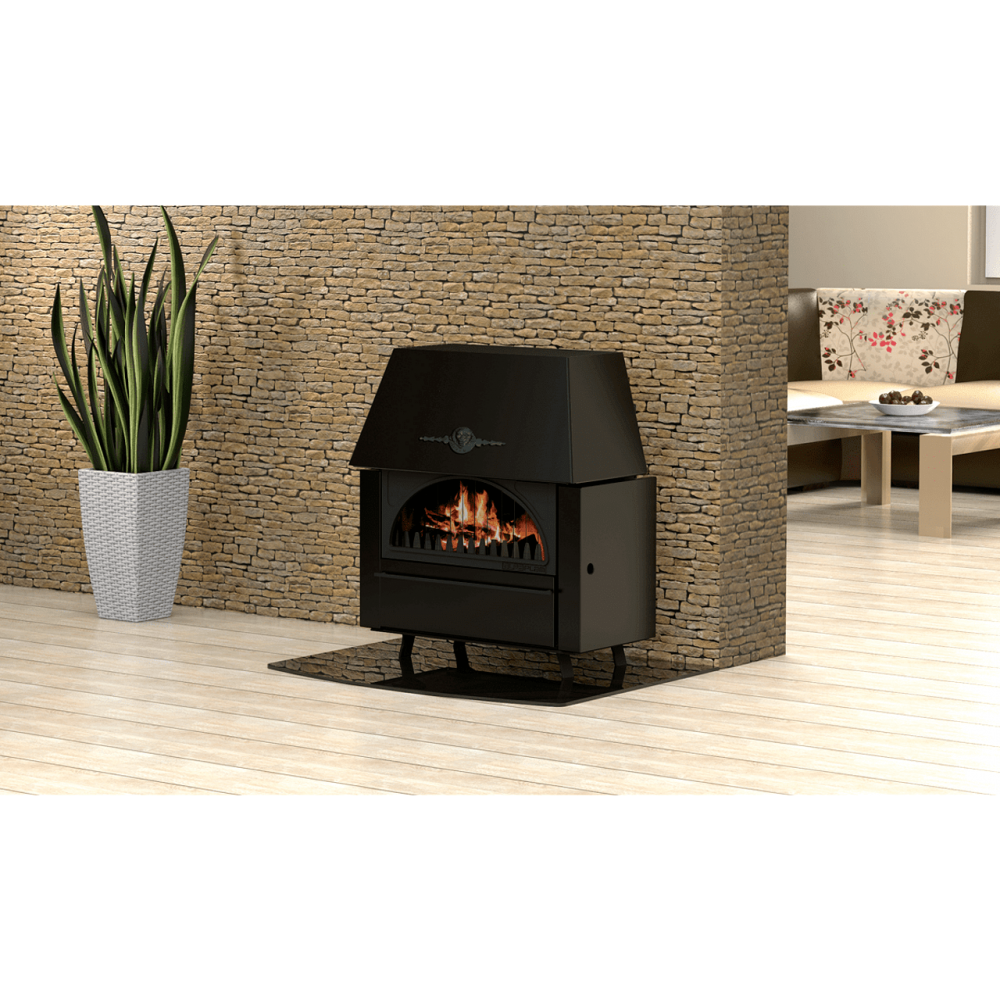 Salamandra a lenha para aquecimento central Alfa Plam Rustikal E, 14kW | Salamandras a lenha para aquecimento central | Salamandras a lenha |