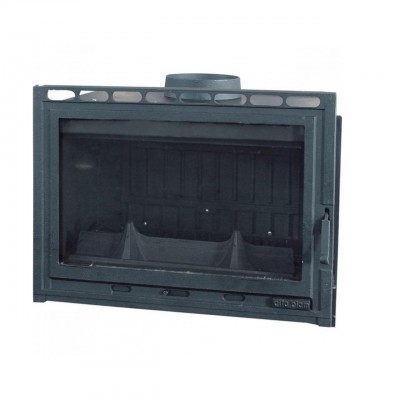 Lareira a lenha Alfa Plam FKU, ferro fundido, 11kW - Lareiras