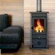 Salamandra a lenha para aquecimento central MBS Thermo Vesta Preto, 9kW | Salamandras a lenha para aquecimento central | Salamandras a lenha |