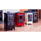 Salamandra a lenha MBS Happy 6kW Vermelho | Salamandras a lenha |  |