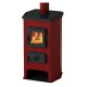 Salamandra a lenha MBS Hit Vermelho 11kW | Salamandras a lenha |  |