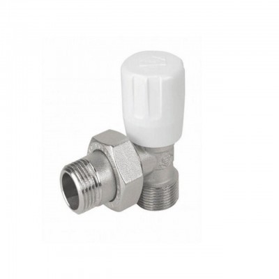 Válvula para radiador padrão, angulada 24x19 - Instalação