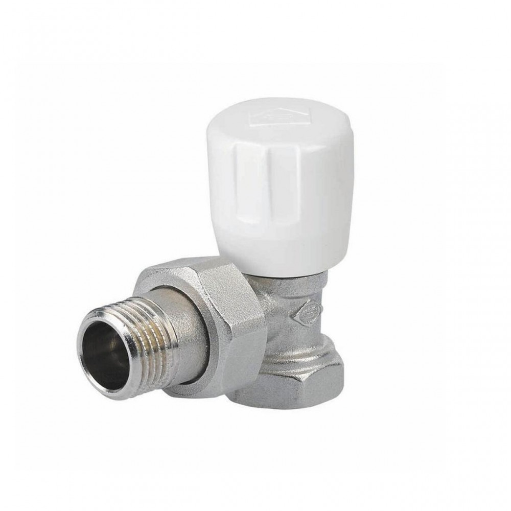 Válvula para radiador padrão, angulada 1/2" | Instalação | Radiadores |