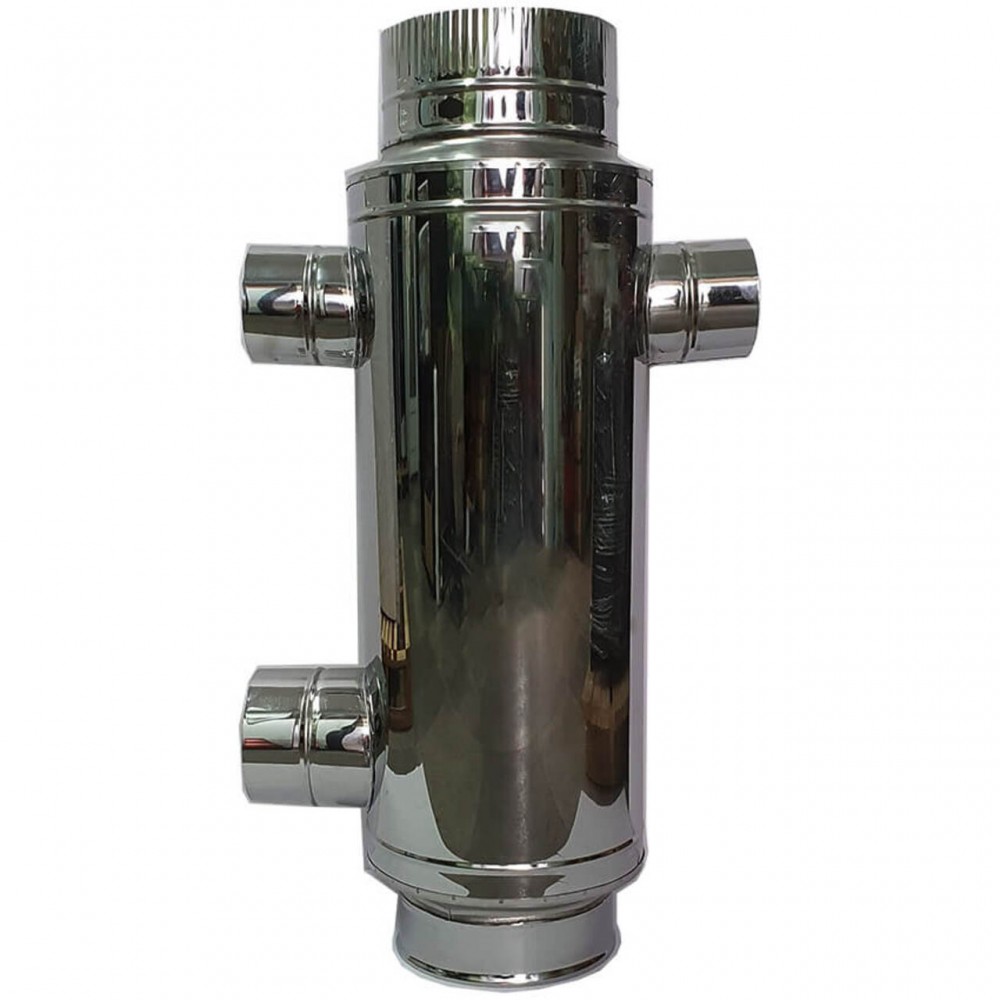 Trocador de calor chaminé, aço inoxidável AISI 430, diâmetro 180mm | Trocadores de calor de chaminé | Chaminés |