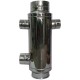Trocador de calor chaminé, aço inoxidável AISI 430, diâmetro 180mm | Trocadores de calor de chaminé | Chaminés |