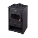 Salamandra a lenha Metalik com ferro fundido , 9.6 kW | Salamandras a lenha com ventilação | Salamandras a lenha |