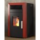 Salamandra a pellets para aquecimento central Alfa Plam Commo 12, Vermelho, 12 kW | Salamandras a pellets para aquecimento central | Salamandras a pellets |