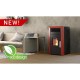 Salamandra a pellets para aquecimento central Alfa Plam Commo 12, Vermelho, 12 kW | Salamandras a pellets para aquecimento central | Salamandras a pellets |