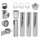 Kit de chaminé Aço inoxidável isolado Ф150 (diâmetro interno), 4,7 m | Kit Chaminé | Chaminés |