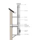 Kit de chaminé Aço inoxidável isolado Ф180 (diâmetro interno), 3,7m | Kit Chaminé | Chaminés |
