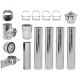 Kit de chaminé Aço inoxidável isolado Ф250 (diâmetro interno), 5,7m | Kit Chaminé | Chaminés |