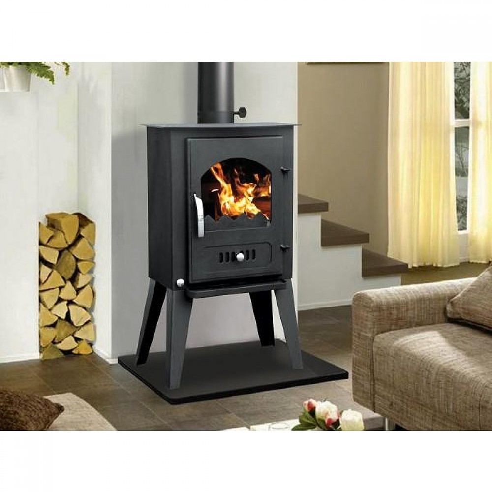 Salamandra a lenha Verso 1 LL, 7.5kW | Salamandras a lenha com ventilação | Salamandras a lenha |