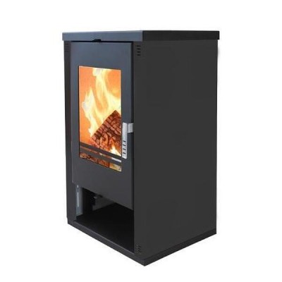 Salamandra a lenha Verso Lheia, 7.5 kW - Verso