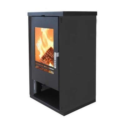 Salamandra a lenha Verso Theia, 9kW - Verso