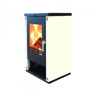 Salamandra a lenha Verso Theia, Ivory, 9kW - Verso