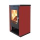 Salamandra a lenha Verso Theia, Bordeaux, 9kW | Salamandras a lenha com ventilação | Salamandras a lenha |