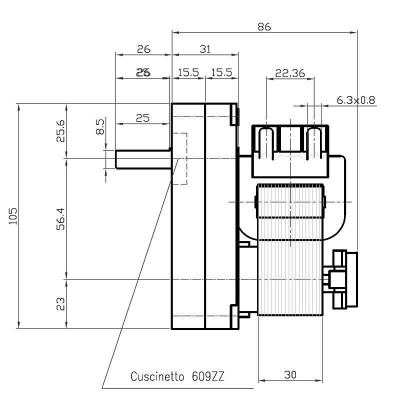 Motorredutor Kenta K9175051, para salamandras a pellets Deville, TMC, Edilkamin e outros, 1,5 RPM - Produtos para comparar