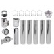 Kit de chaminé Aço inoxidável isolado Ф230 (diâmetro interno), 6,7 m | Kit Chaminé | Chaminés |