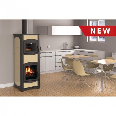 Salamandra a lenha para aquecimento central com forno Alfa Plam Paollo F, 20 kW - Produtos para comparar