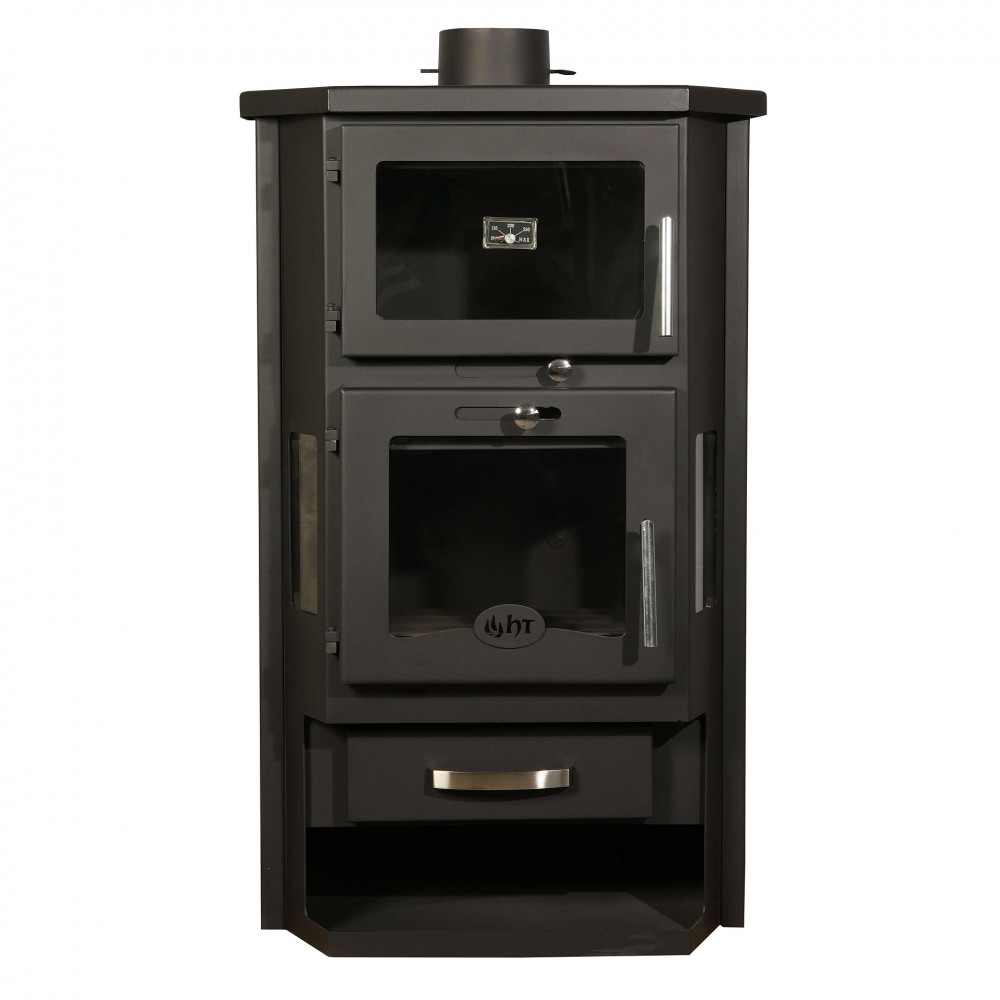 Salamandra a lenha para aquecimento central com forno Horvat Feniks RNE, 26 kW | Salamandras a lenha para aquecimento central | Salamandras a lenha |