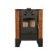 Salamandra a lenha Horvat Thetford TK9-3, Marrom, 9 kW | Salamandras a lenha com ventilação | Salamandras a lenha |