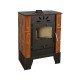 Salamandra a lenha Horvat Thetford TK9-3, Marrom, 9 kW | Salamandras a lenha com ventilação | Salamandras a lenha |