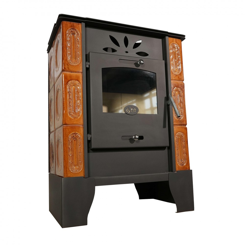 Salamandra a lenha Horvat Thetford TK9-3, Marrom, 9 kW | Salamandras a lenha com ventilação | Salamandras a lenha |