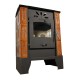 Salamandra a lenha Horvat Thetford TK9-3, Marrom, 9 kW | Salamandras a lenha com ventilação | Salamandras a lenha |